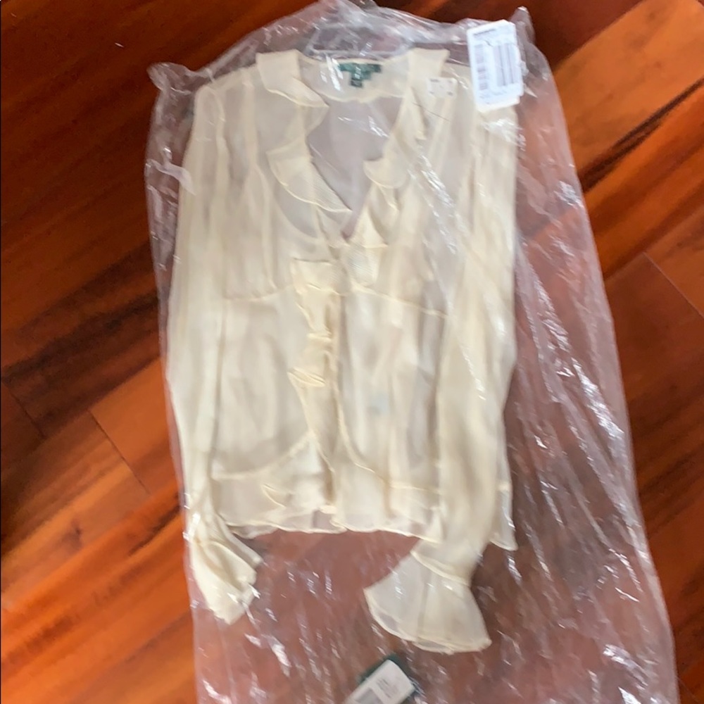 Lauren chiffon silk romantic blouse